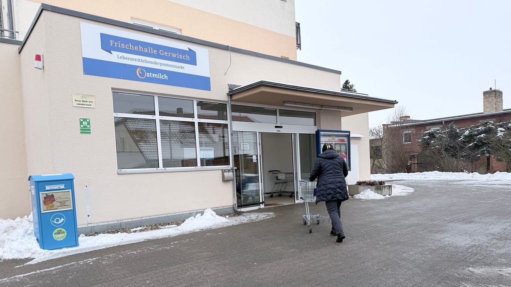 Die Ostmilch-Filiale an der B1 in Gerwisch.