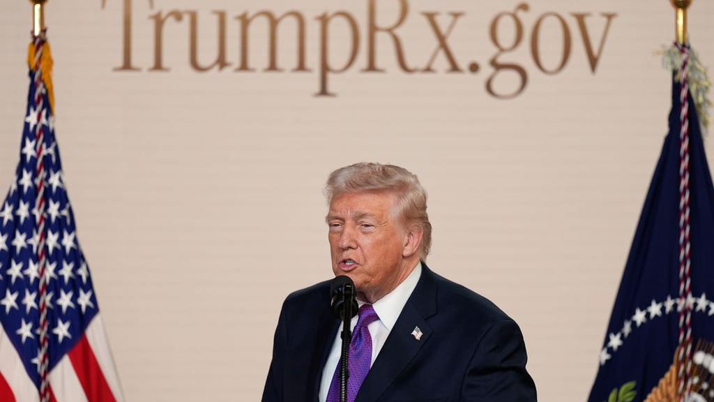 Trumps neue Regierungswebsite soll Amerikanern helfen, günstiger an Medikamente zu kommen.