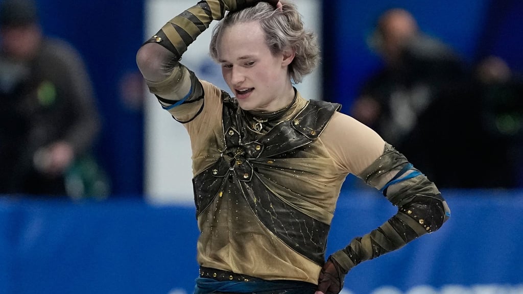 Ilia Malinin konnte nicht zufrieden sein mit seinem ersten Auftritt bei den Winterspielen.