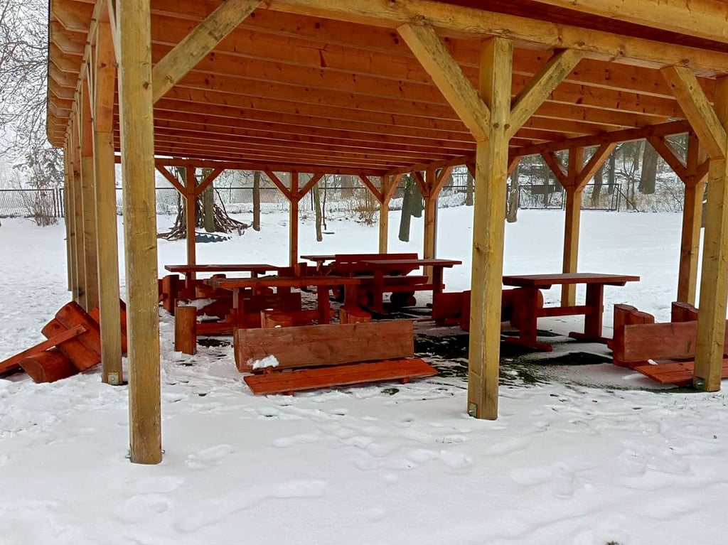 Ein Bild der Verwüstung im Grünen Klassenzimmer