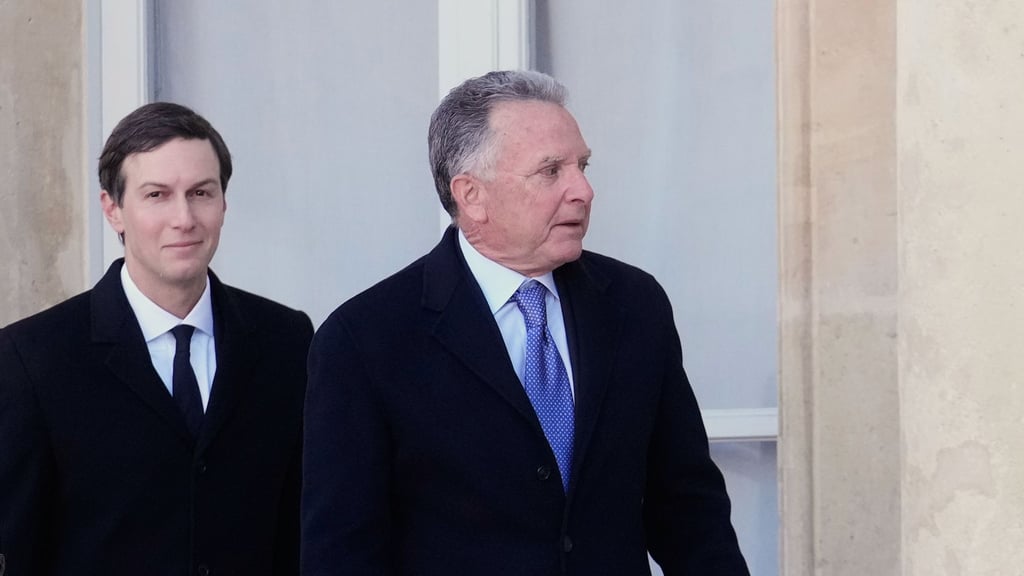 Gestern Gespräche mit dem Iran, heute Militärbesuch - Jared Kushner und Steve Witkoff sind zentrale Figuren in Trumps Nahost-Politik. (Archivbild)