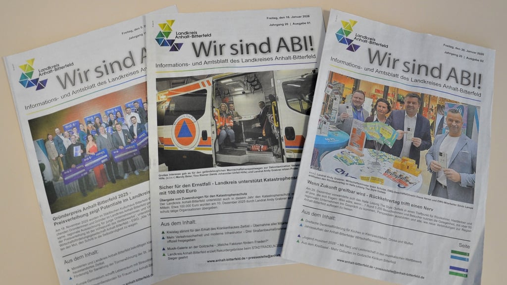 Das Amtsblatt des Landkreises Anhalt-Bitterfeld informiert über vielfältige Themen - Veranstaltungen, Beschlüsse und mehr.
