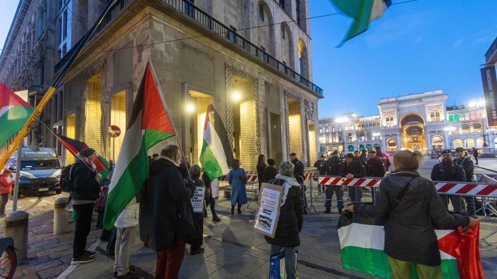 In Mailand gibt es schon seit Tagen Demonstrationen. (Archivbild)