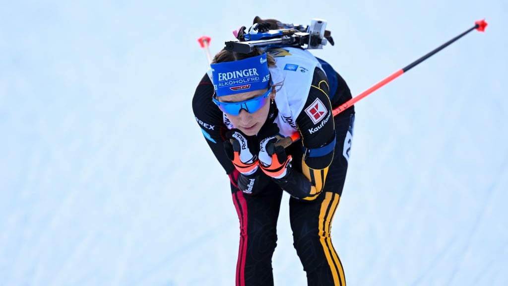 Franziska Preuß bekommt ihren ersten Olympia-Einsatz in Antholz. (Archivbild)