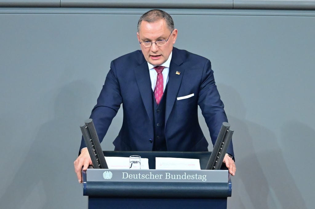 AfD-Chef Tino Chrupalla kritisiert seine Parteifreunde in Sachsen-Anhalt. (Archivbild)