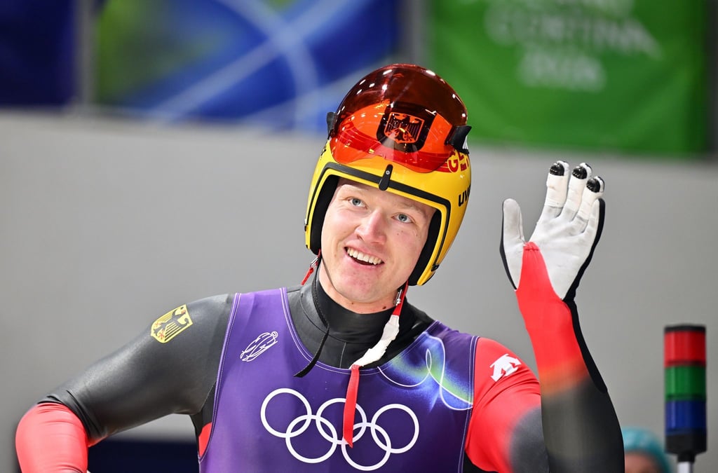 Mit drei Bahnrekorden in drei Läufen greift Max Langenhan in Cortina nach olympischen Gold.