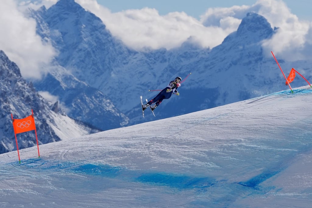 Lindsey Vonn hat sich womöglich den Unterschenkel gebrochen.