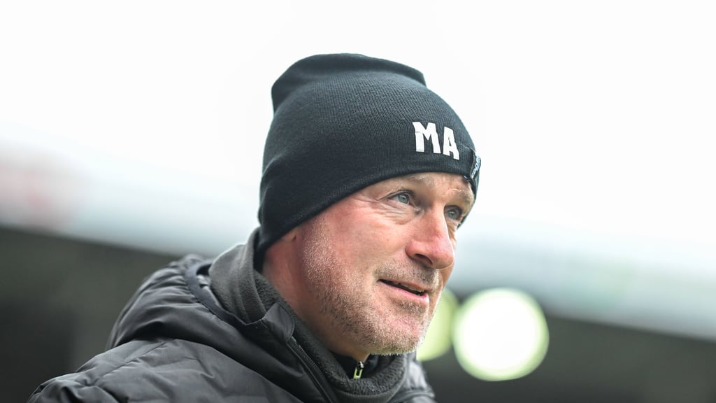 Der derzeit vereinslose Fußballtrainer Marco Antwerpen war am Samstag beim HFC zu Gast.