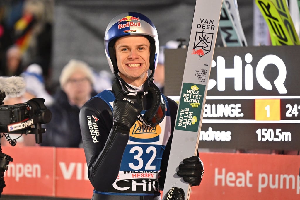 Andreas Wellinger zeigte zuletzt stark ansteigende Form. (Archivbild)