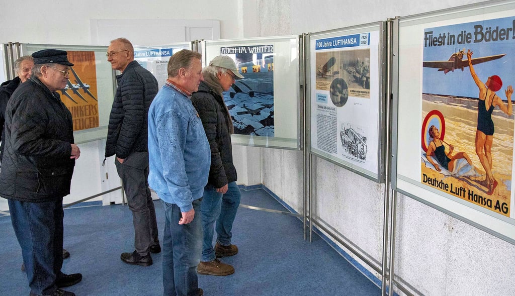 Ausstellungstafeln erzählen noch bis Ende Mai im Technikmuseum „Hugo Junkers“ die Geschichte von 100 Jahre  Lufthansa und auch, welche Rolle Dessau bei der Bildung des heutigen Luftfahrtkonzerns spielte. 