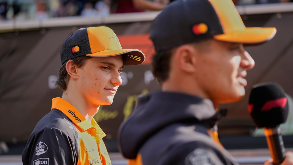 Der eine will Weltmeister werden, der andere ist es schon: Oscar Piastri (l) und Lando Norris. (Archivbild)
