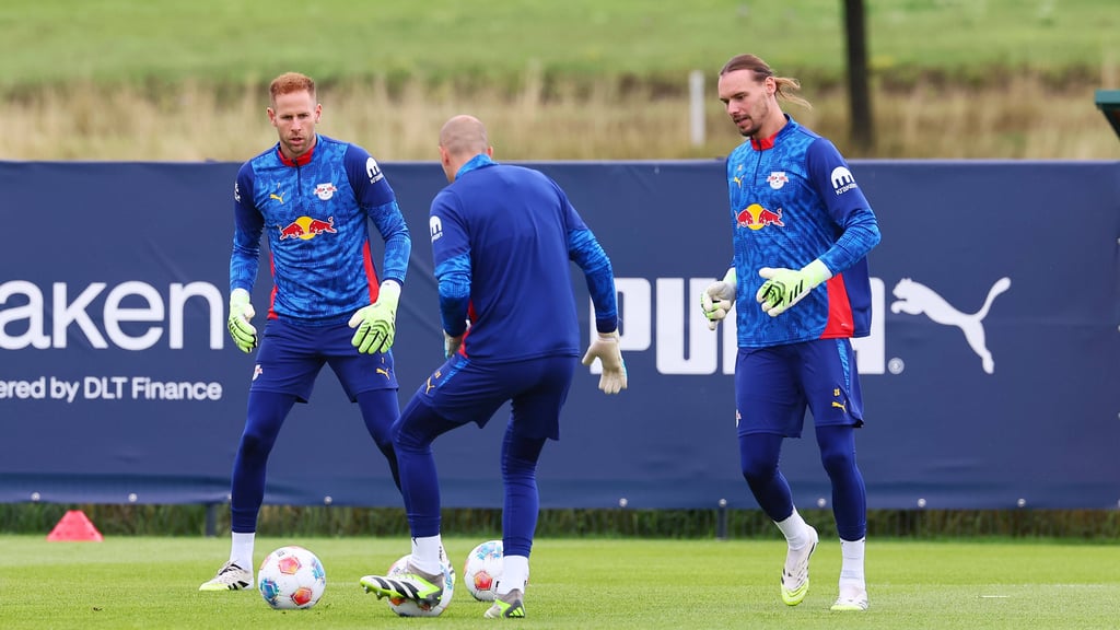 Drei RB-Keeper im Training.