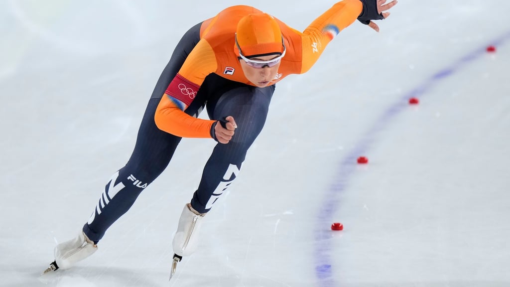 Lief olympische Rekordzeit: Glamour-Girl Jutta Leerdam.