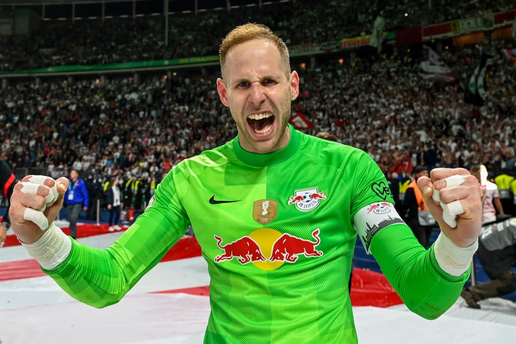 Geht in seine zwölfte Saison mit RB Leipzig: Torwart Péter Gulásci. (Archivbild)