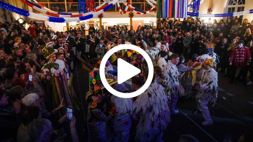 Spergauer Lichtmeß am Abend auf dem Saal Linde