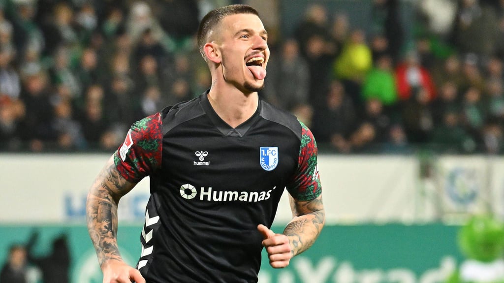 Gegen die SpVgg Greuther Fürth schnürte Mateusz Zukowski einen Dreierpack für den 1. FC Magdeburg.