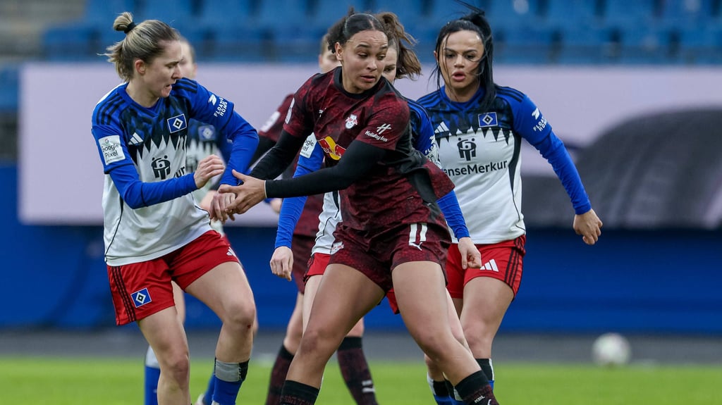 Torschützin Lisa Baum traf im RB-Trikot auf ihre früheren Kolleginnen vom HSV