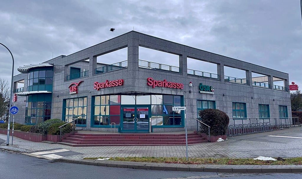 Die Filiale der Sparkasse in Wolfen-Nord öffnet am Montag. 