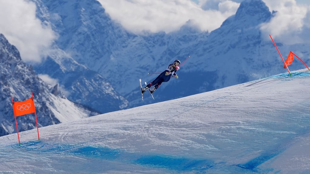 Lindsey Vonn hat sich bei dem Sturz einen Schienbeinbruch zugezogen.