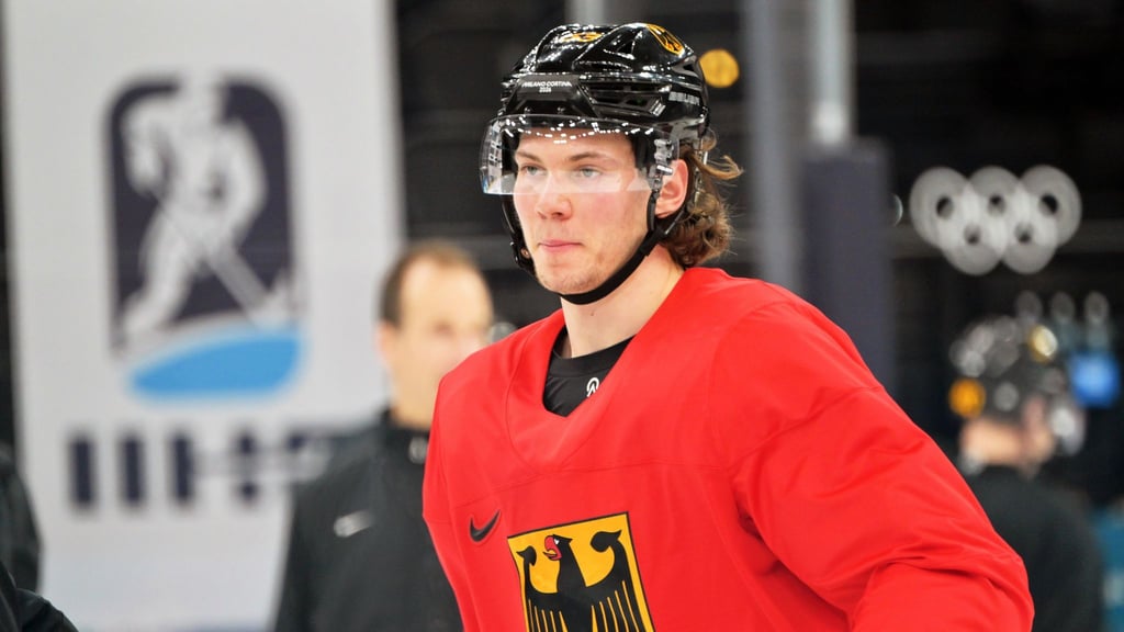 Moritz Seider traf im olympischen Dorf einen alten Schulkameraden: Den Eisschnellläufer Moritz Klein.