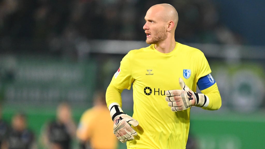 Dominik Reimann, Kapitän und unumstrittener Torwart vom 1. FC Magdeburg.