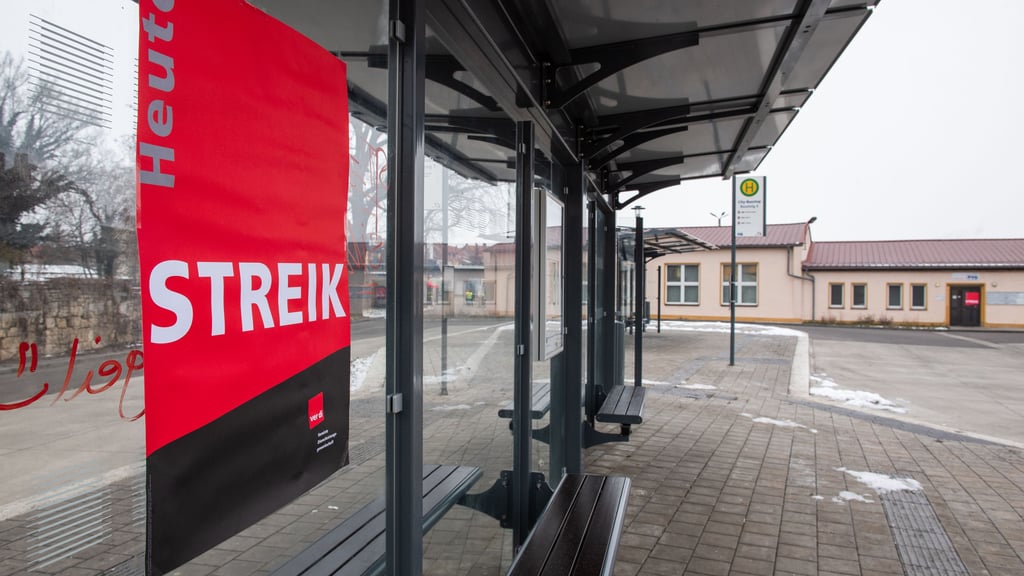 Im Burgenlandkreis wurde am 2. Februar der Nahverklehr bestreikt.