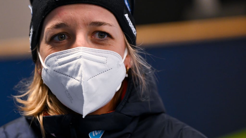 Oft mit Maske unterwegs: Franziska Preuß. (Archivbild)