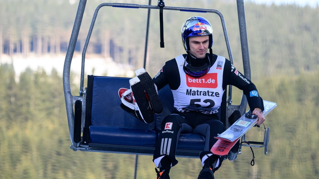 Vinzenz Geiger verzichtete auf das Sprungtraining am Tag vor dem ersten Olympia-Wettkampf. (Archivbild)