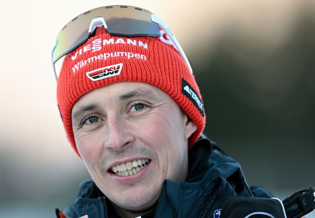 Bundestrainer Eric Frenzel wurde im Olympia-Ort schon Weltmeister. (Archivbild)