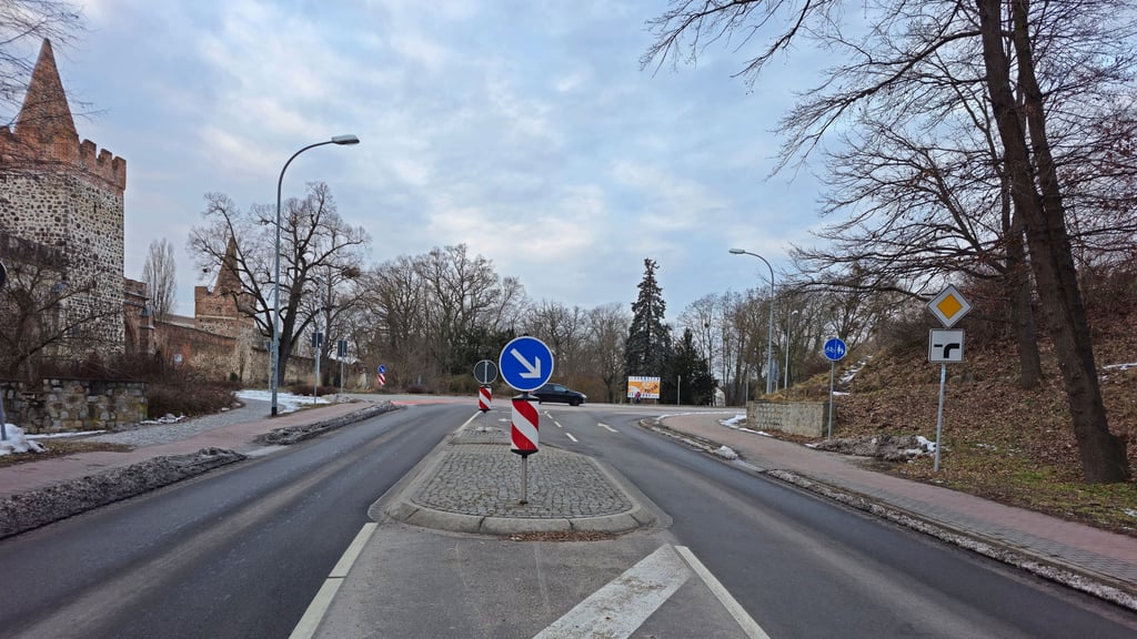 Ein Nadelöhr für die gigantischen Transporte ist der Bereich am Heidetor.