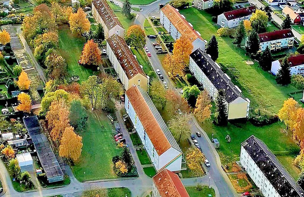 Auch hier im  Osterwiecker Gebiet rings um die Florian Geyer-Straße mit den vielen Mehrgeschossern soll die Möglichkeit einer zentralen Wärmeversorgung tiefergehend untersucht werden. 