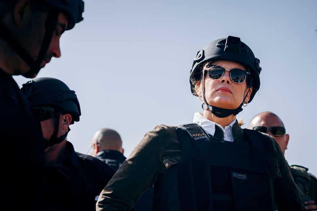 Als erste deutsche Politikerin nach dem Überfall der Hamas vom 7. Oktober im Gazastreifen: Bundestagspräsidentin Klöckner