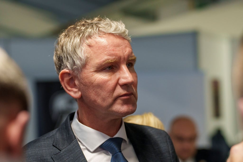 Die Stadt Lindenberg plant ein Redeverbot für AfD-Politiker Höcke. (Archivbild)