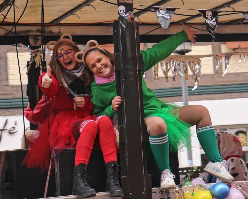 Impression vom Tulpensonntagsumzug durch Seehausen 2024.