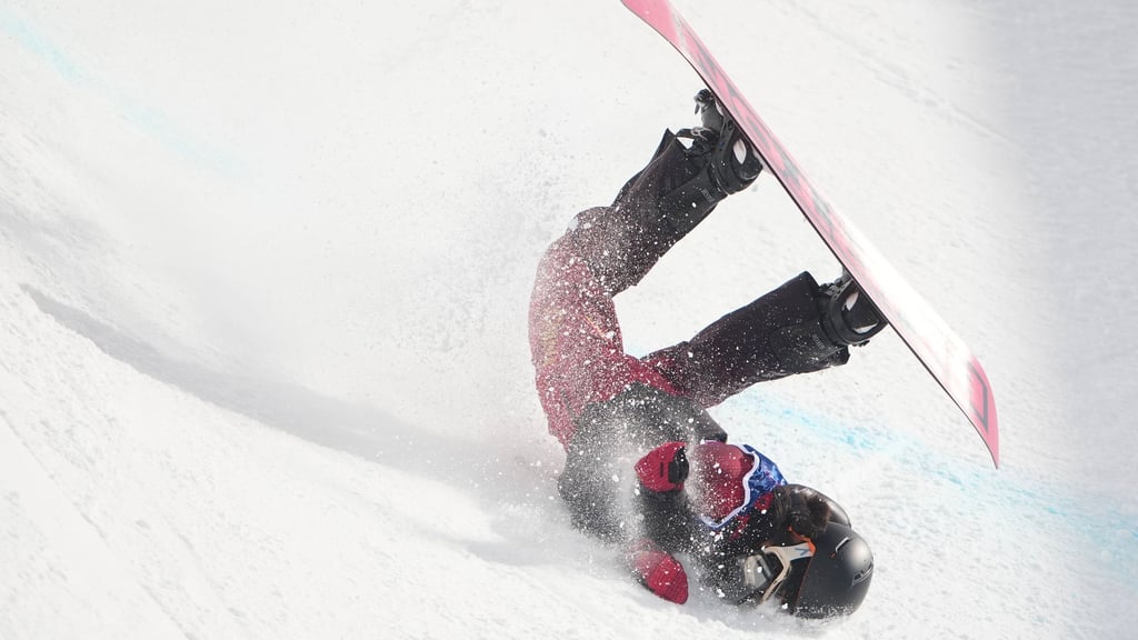 Liu Jiayu hat sich bei ihrem Sturz nicht schwerer verletzt.