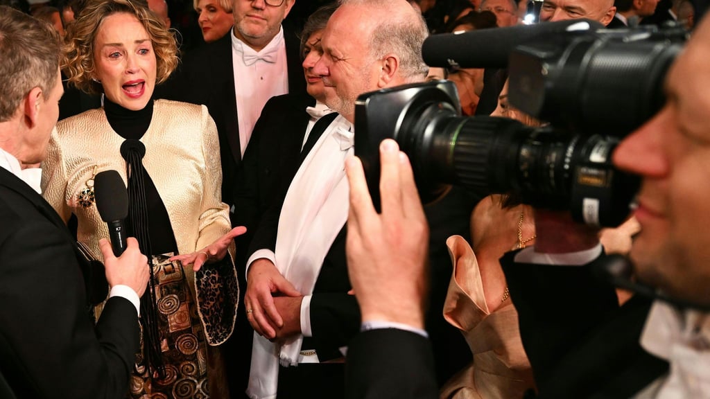 Bei Sharon Stone flossen am roten Teppich ein paar Tränen.