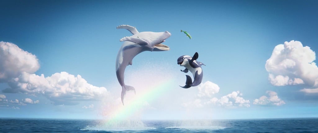 Vincent zusammen mit Schiffshalter Walter und Darya, dem Orca.