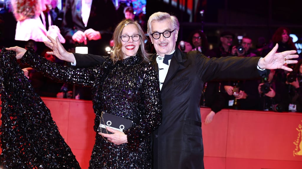 Donata und Wim Wenders zusammen bei der Berlinale.
