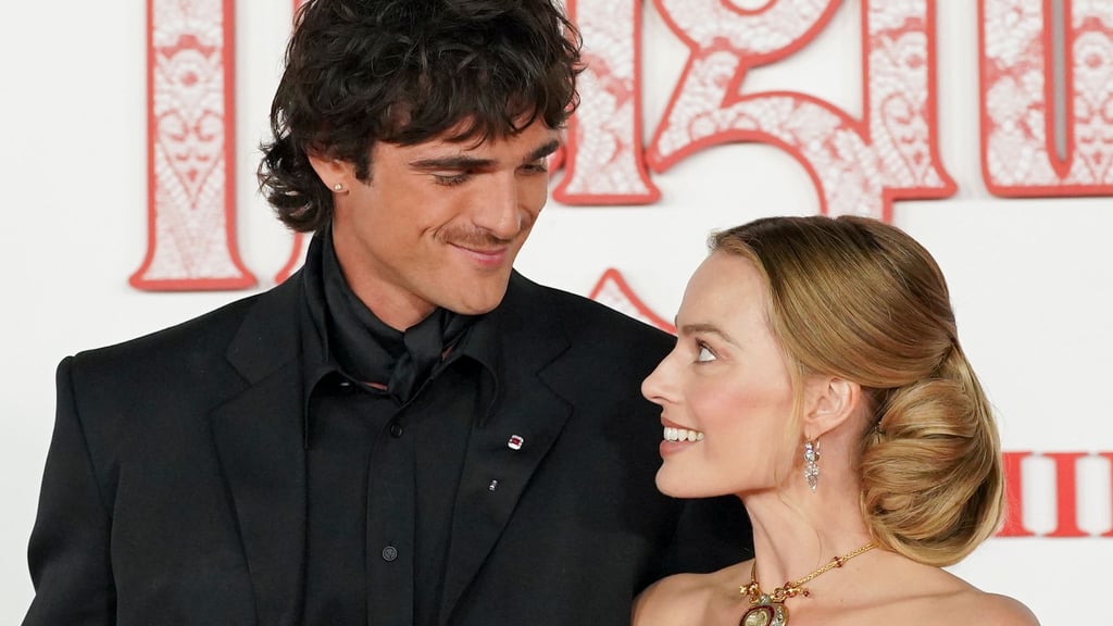 Jacob Elordi und Margot Robbie bei der Premiere.