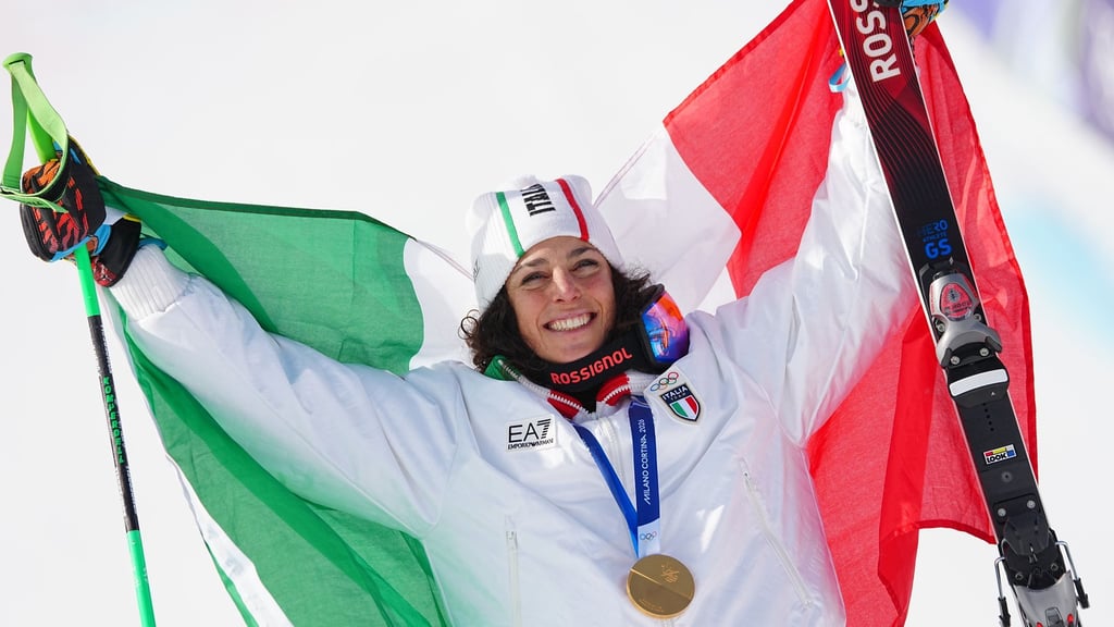 Olympiasiegerin im Super-G: Die Italienerin Federica Brignone.