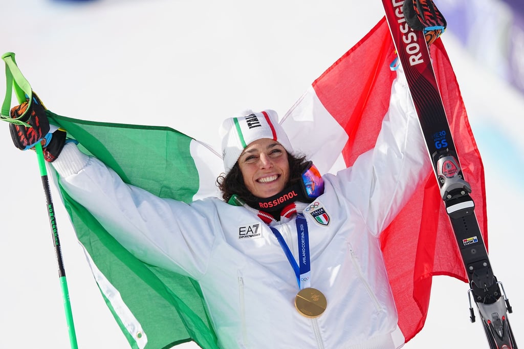 Olympiasiegerin im Super-G: Die Italienerin Federica Brignone.