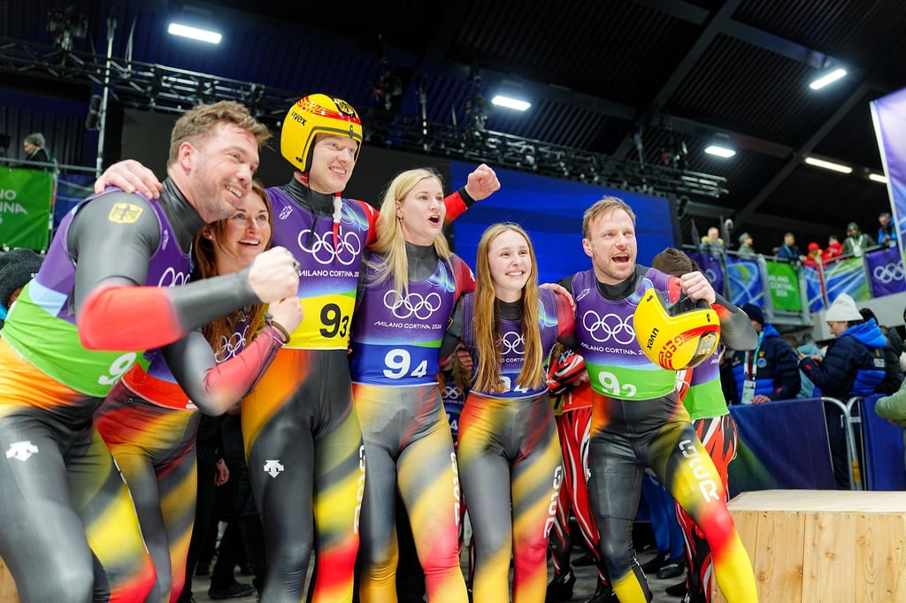 Ministerpräsident Voigt gratuliert zum olympischen Gold der Rodler in der Teamstaffel.