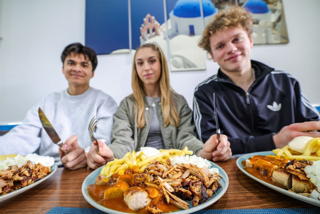 Beliebt auch bei Schülern und Studenten: Der „Taxi-Teller“ ist im Trend.