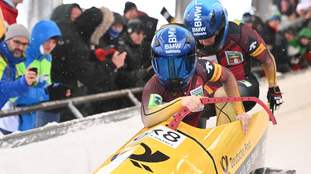 Kim Kalicki und Anschieberin Talea Prepens aus Magdeburg gehen nächste Woche bei den Olympischen Winterspielen an den Start.