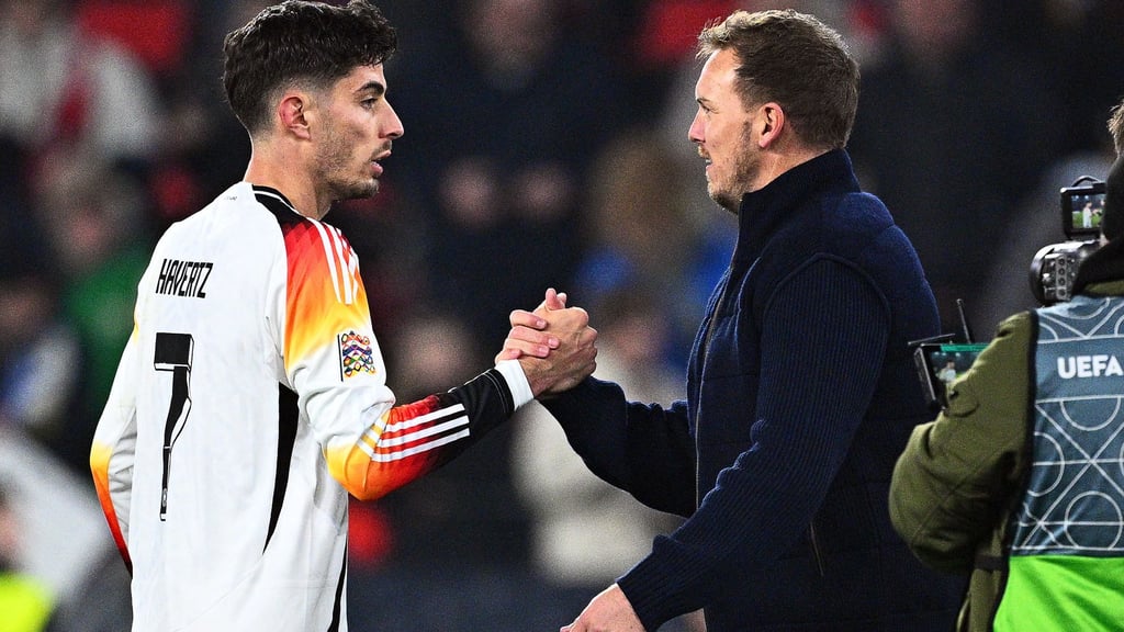 Der letzte Länderspieleinsatz von Kai Havertz (l.) liegt mehr als ein Jahr zurück. (Archivbild)