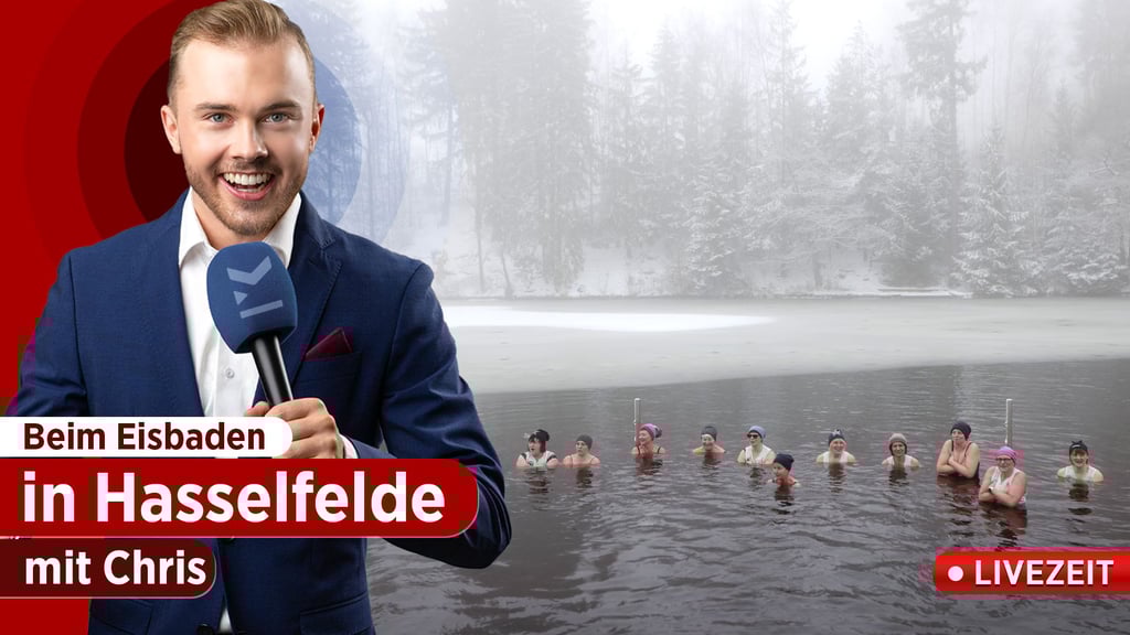 Am 14. Februar geht Chris mit seiner LIVEZEIT im Harz live und begleitet das traditionelle Faschings-Eisbaden in Hasselfelde.