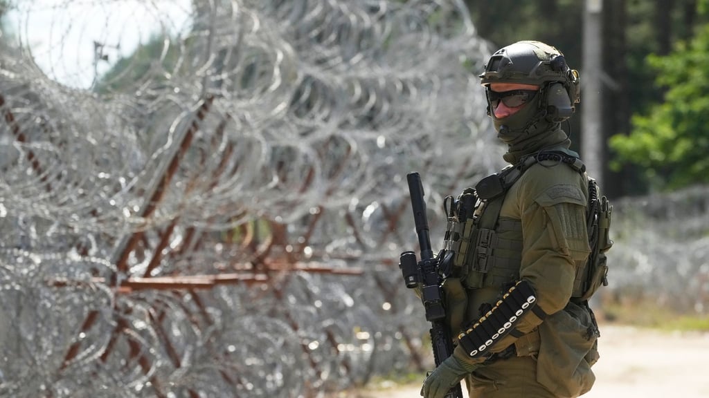 Schmuggel-Ballons haben die streng bewachte Grenze zwischen Belarus und Polen überflogen. (Archivbild)