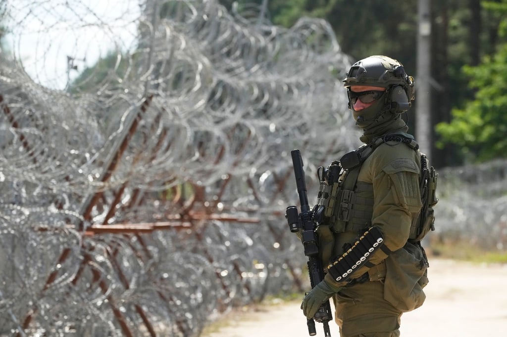 Schmuggel-Ballons haben die streng bewachte Grenze zwischen Belarus und Polen überflogen. (Archivbild)
