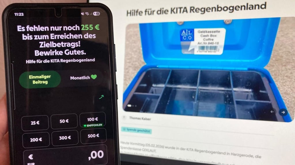 Über 700 Euro Spenden für die Kita sind bereits zusammengekommen. 