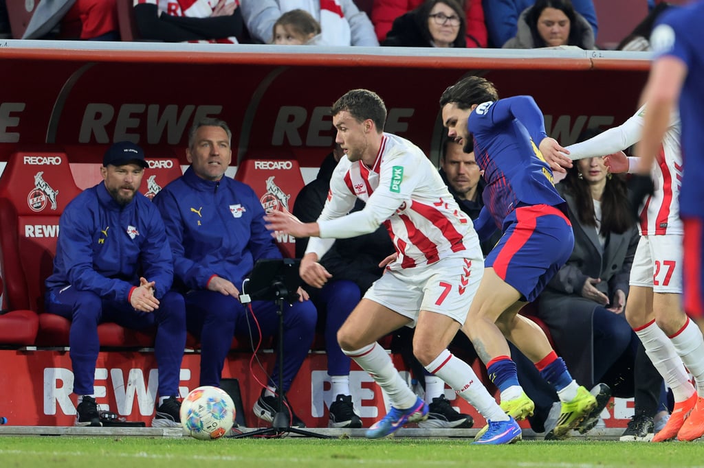 Max Finkgräfe hier im Spiel gegen den 1. FC Köln.